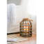 Lanterne décorative avec design industriel en bois et métal