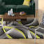 Tapis abstrait gris / jaune Mccampbell-34073183