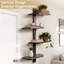 Tablettes flottantes modernes pour mur