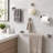 5 Piece Wall-Mounted Bathroom Hardware Set with Concealed Mounting