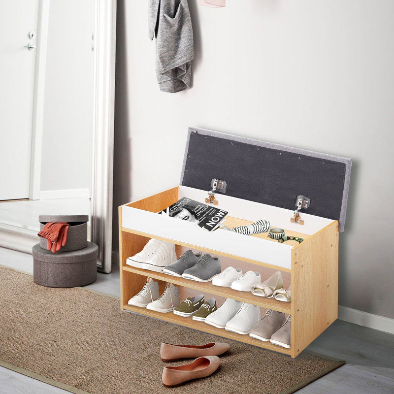Linen Storage Bench, Yellow