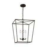 Ellen Degeneres Viota 4 Light Dining Room Entry Hallway Pendant