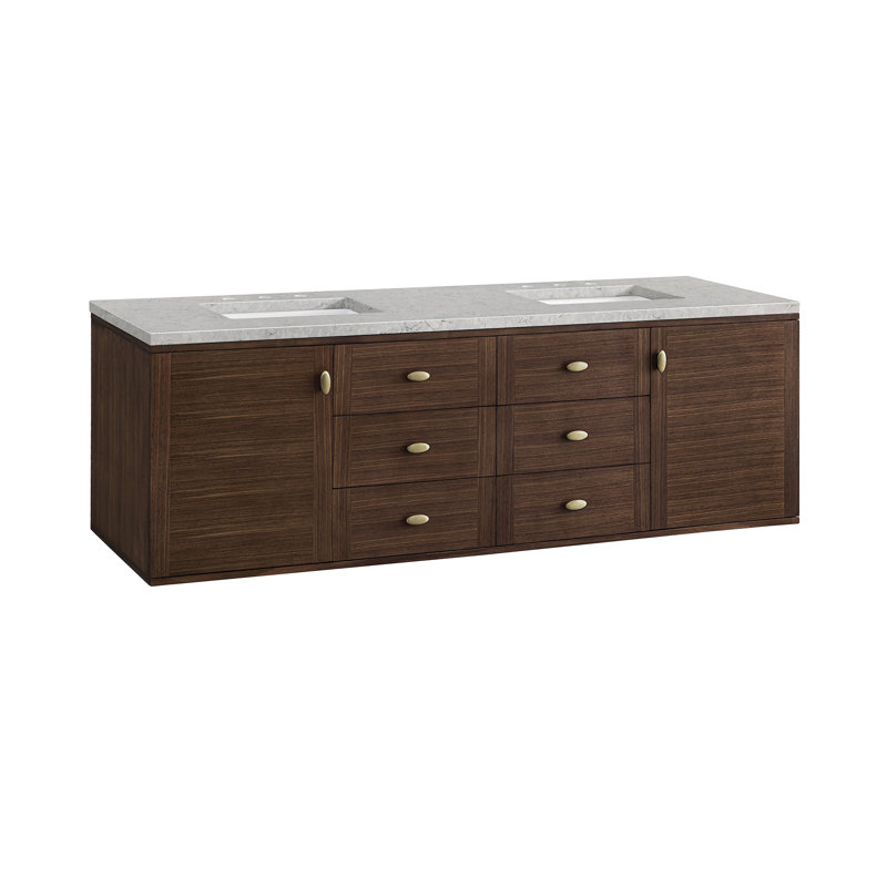 Amberly 72'' W Vanity, Eternal Jasmine Pearl, 72"