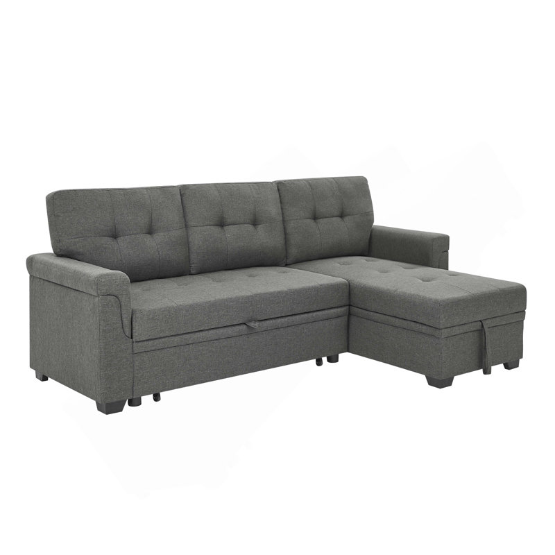 86'' Upholstered Pull-Out Sofa Bed