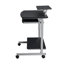 Chariot d'ordinateur compact avec rangement