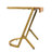 Delwood Solid Wood  C shape Top End Table