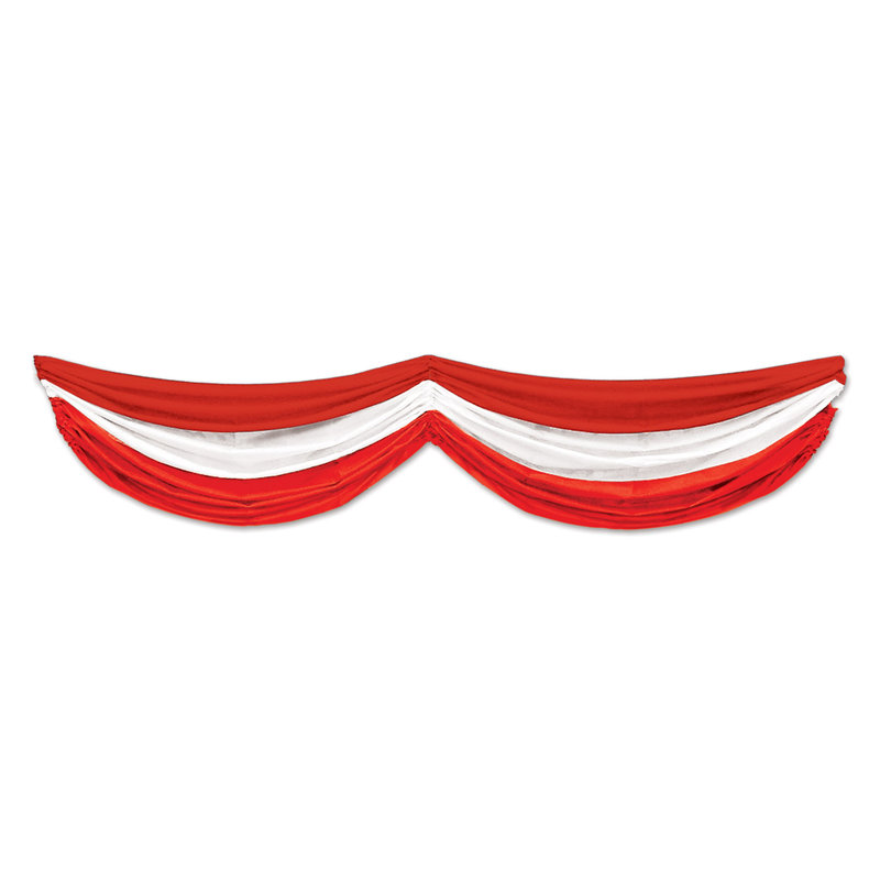 Bruant en tissu Oktoberfest, Rouge / Blanc