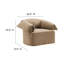 Fauteuil surdimensionné en tissu Lark-109729076