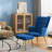 Fogleman 71Cm Wide Tufted Velvet Armchair and Ottoman-1265136237