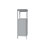 RiverRidge Madison Single Door Bathroom and Laundry Storage Cabinet and Organizer with Open and Adjustable Interior Shelves-1347701407