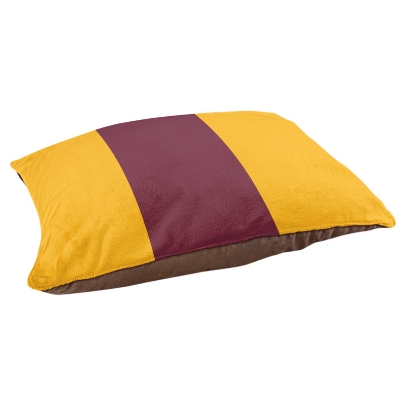 Coussin Cleveland, Moyen (l 28 po x P 18 po x H 9,5 po), Or / vin / or