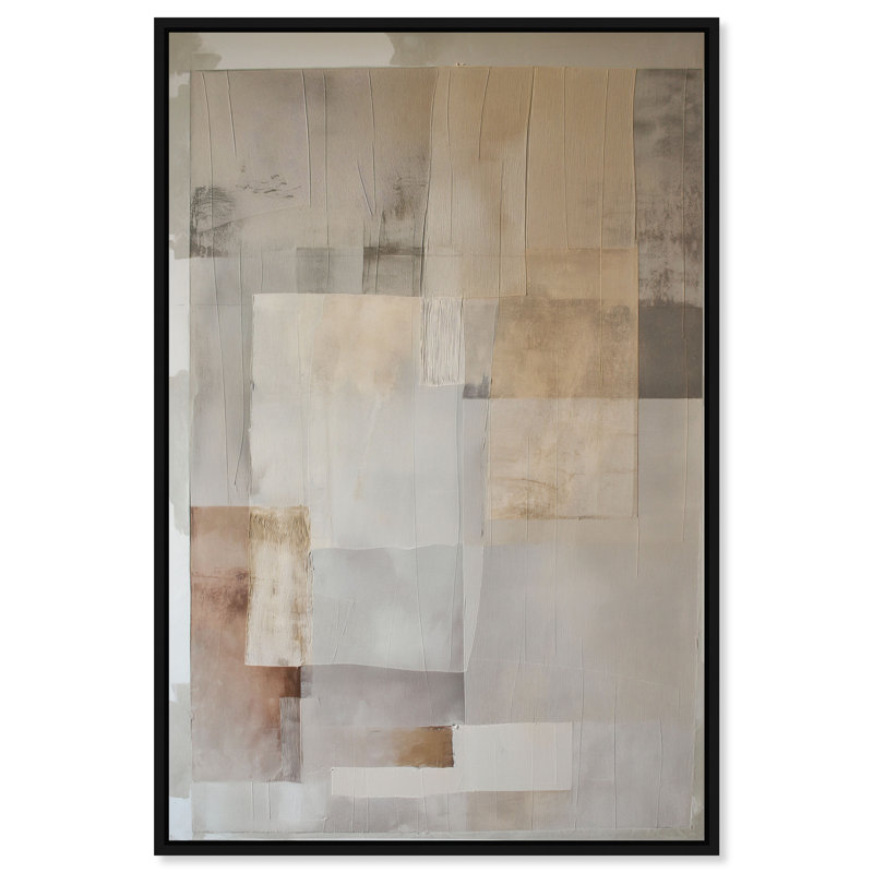 Dustveil (II) Canvas Abstract Print by Oliver Gal, Black Frame, 10 x 15, 31"H x 21"W, Black Frame