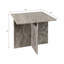 Petite table en marbre Rommi, blanc-226105593