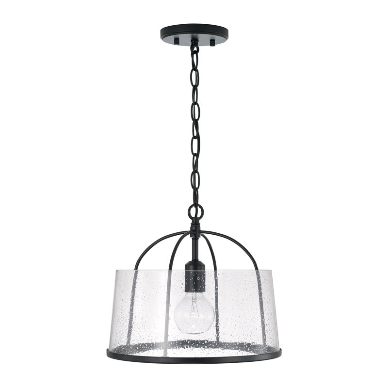 Lenhart 1 - Light Simple Pendant, Matte Black