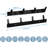 Jaculine Metal Wall 4 - Hook Wall Mounted Coat Rack