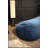 Jasper Traditional 8 Foot Cylindrical Suede Bean Bag, Blue, Perfect For Comfort And Modern Home Decor-286232963