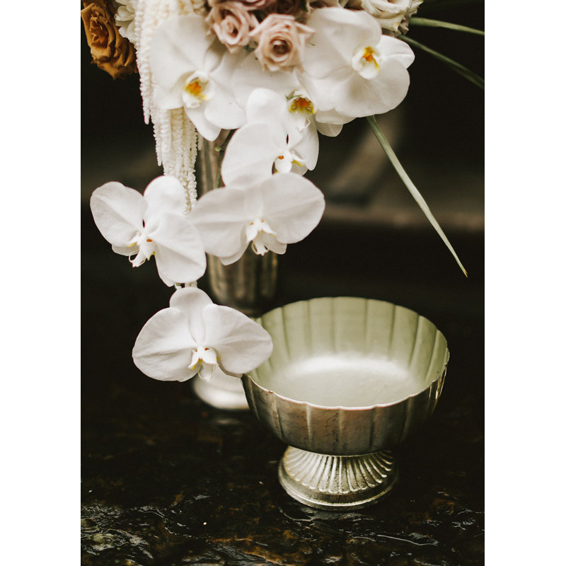 Vase de table Ockton, Champagne, H 5,75 po x l 7,75 po x P 7,75 po