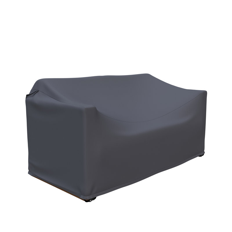 Housse pour causeuse droite en eucalyptus de 62,91 po de largeur Gavina