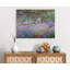 The Artist's Garden At Giverny by Claude Monet - Wrapped Canvas Painting-1446832130