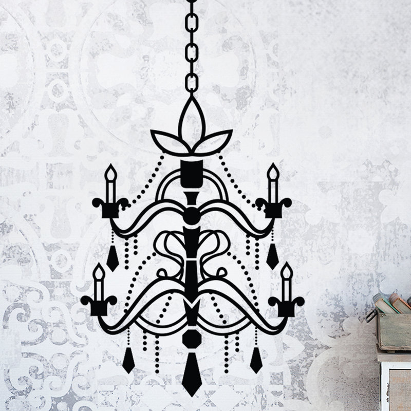 Furniture Sets Chandelier Wall Sticker