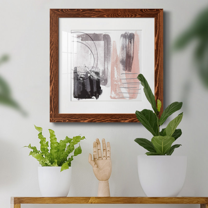 Coexistance III - reproduction encadrée de qualité supérieure - prête à être accrochée, H 35,5 po x l 35,5 po x P 1,5 po