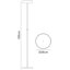 Denzel 180cm LED Torchiere Floor Lamp-33401205