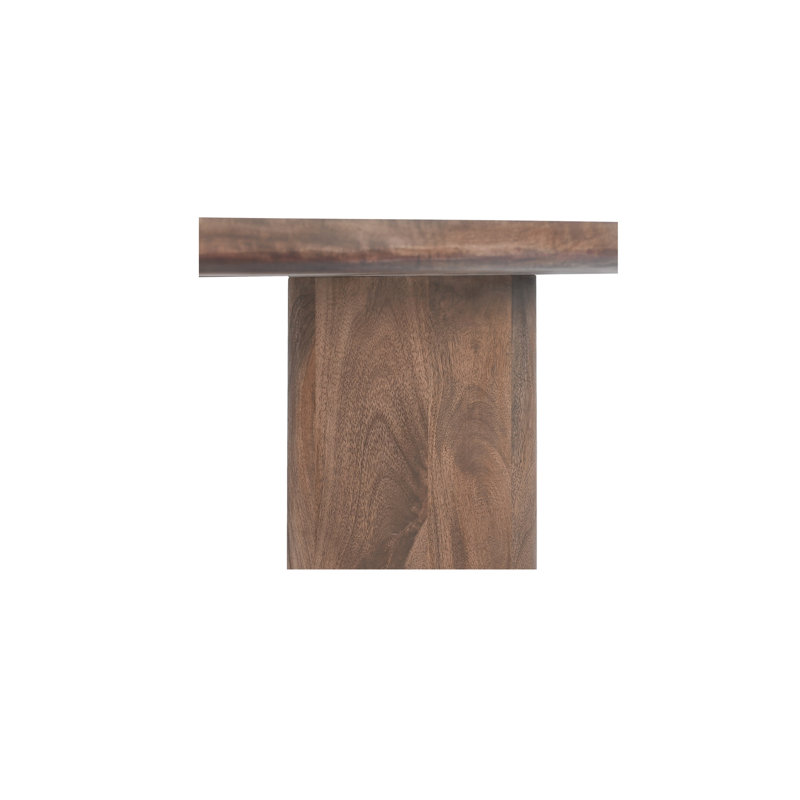 Lia Round Dining Table Dark Brown