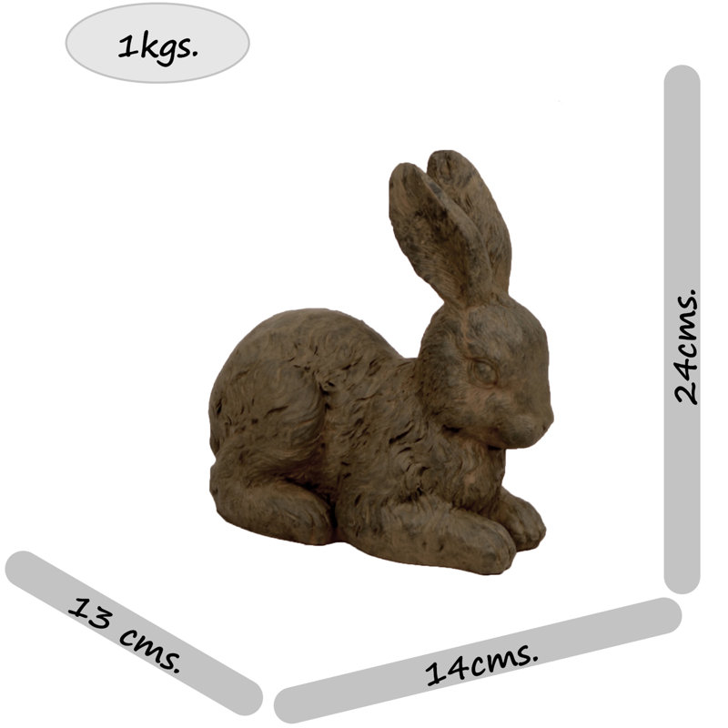 RABBIT 24cm Rust Effect