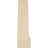 Segment Arch Smooth Signature Urethane Pediment, Primed Tan-102752849-113022678