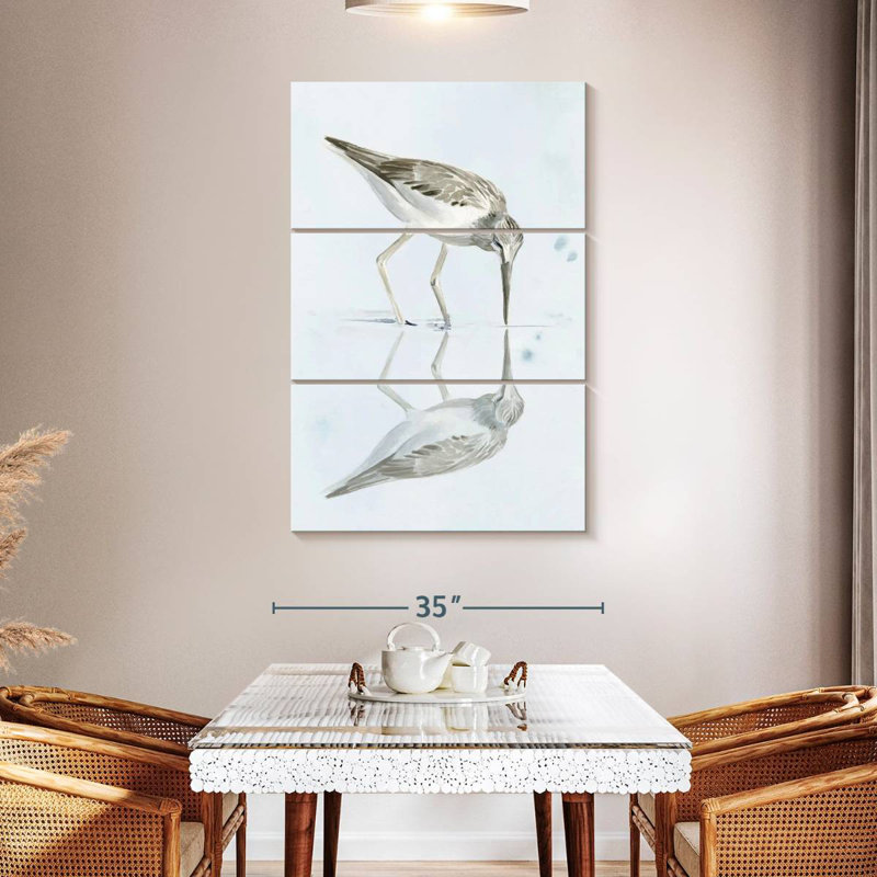 Brampt Sandpiper Reflections I, 23" H x 14" W