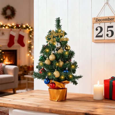 1.79' H Lighted Artificial Christmas Tree