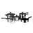6 Piece Non-Stick Stainless Steel Cookware Set