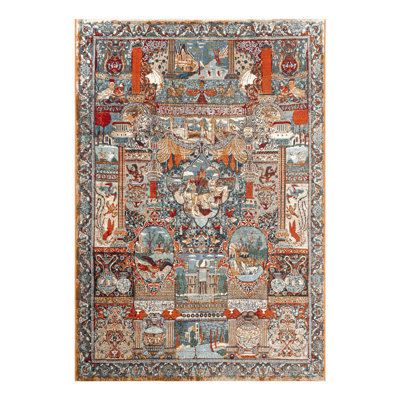 Indoor/Outdoor Traditional Area Rug