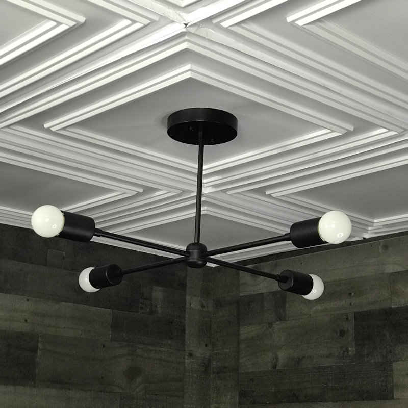 Lustre moderne Toutouta, Noir mat
