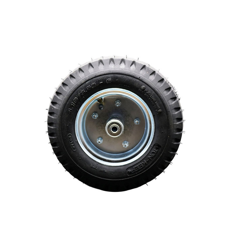 SCC- Roue de 12 po x 3,5 po seulement avec moyeu centré de 4 po et roulement à billes, Pneumatique