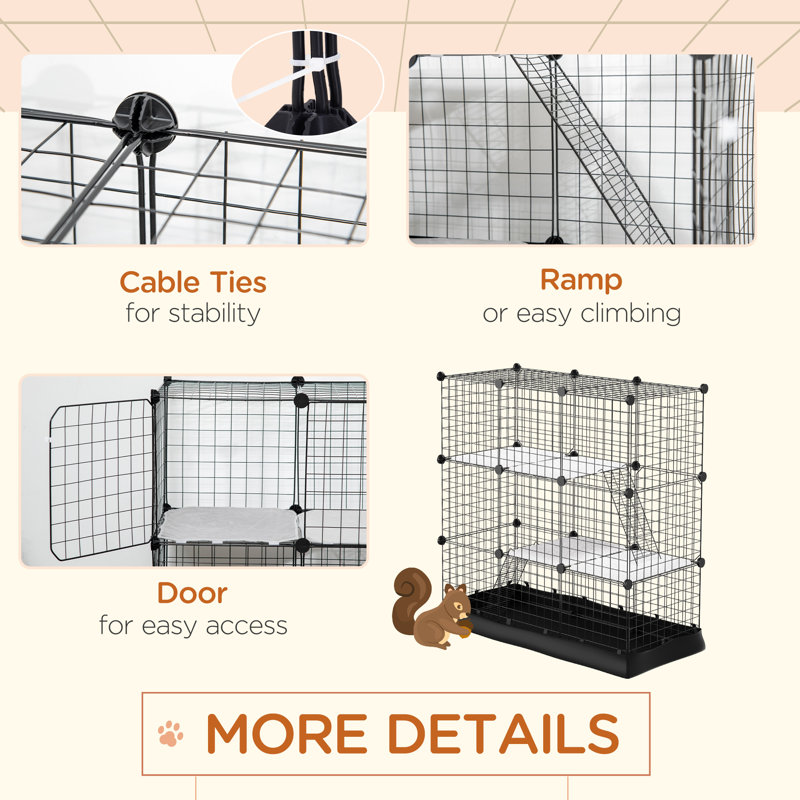 Cage à furet avec rampe Contenia