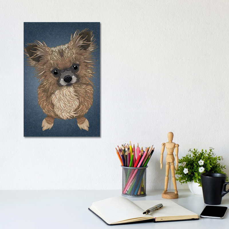 Boo by Angelika Parker - Wrapped Canvas Print, 20.32 cm H x 30.48 cm W