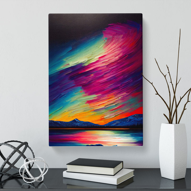 Northern Lights Vol.6 - Wrapped Canvas, 50cm H x 35cm W x 3cm D