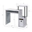 Bureau d'ordinateur Lyphre au fini blanc antique (sans la chaise de bureau)-1554750332