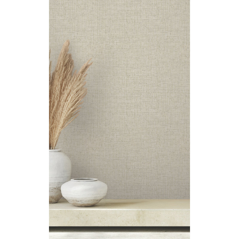 Papier peint tissé Gottschalk, Beige
