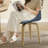 Wathen Fabric Upholstered Swivel Dining Arm Chair-1371653921