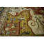 Tapis rouge traditionnel indo Heriz Serapi Knightsville