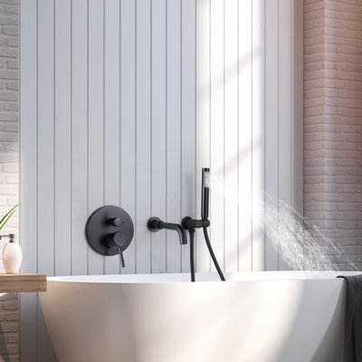 Wall Bath Faucet with Diverter