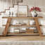 70.9" Long Entry Console Table with 3-Tier Storage, Narrow Sofa Table Behind The Couch