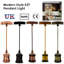 1 - Light Black Bulb Pendant