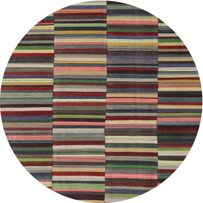 Tapis abstrait brun / beige / noir Pembina