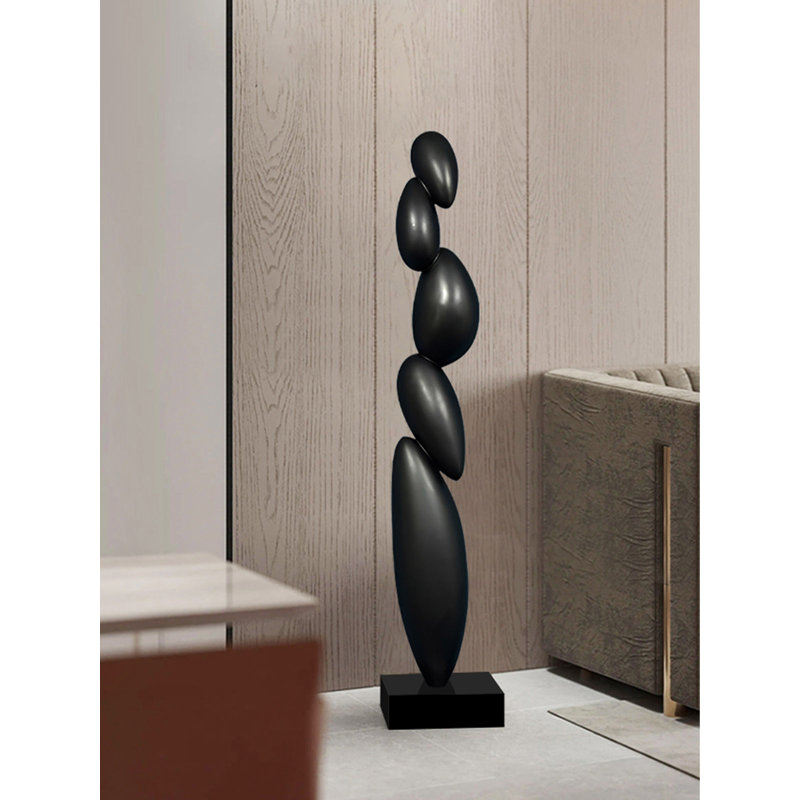 Minimalist Abstract Fiberglass Floor Ornament