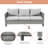 Castlegar 5 - Person Patio Conversation Set with Cushions-94988979-94988974