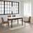 Jiskly Armless Modern Dining Chairs in Faux Leather Upholstery with Black Metal Legs-647248142-620116452