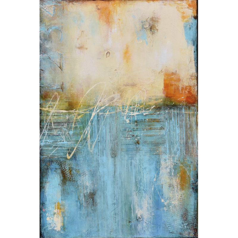 Forgotten Password by Erin Ashley - Painting on Canvas, 91cm H x 61cm W, Wrapped Canvas